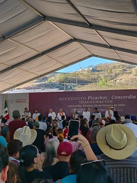 Inaugura AMLO Acueducto Picachos-Concordia Inaugura AMLO Acueducto Picachos-Concordia