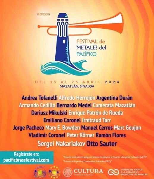 Del 15 al 25 de abril en #Mazatlán se celebrará el Primer Festival de Metales