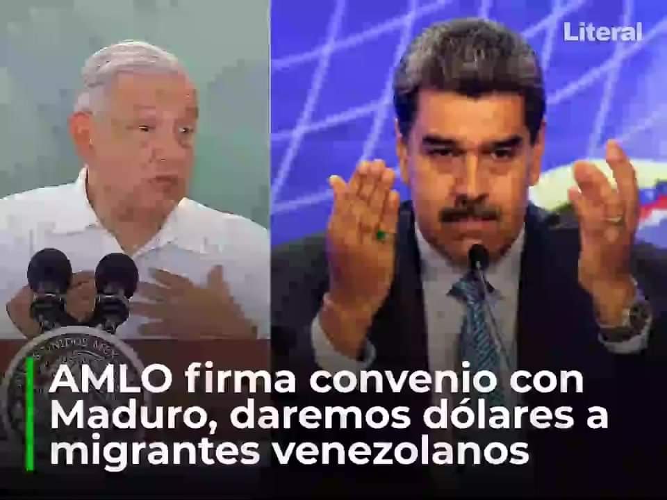 FIRMA MÉXICO CONVENIO PARA FINANCIAR A MIGRANTES VENEZOLANOS QUE SE REGRESEN A S