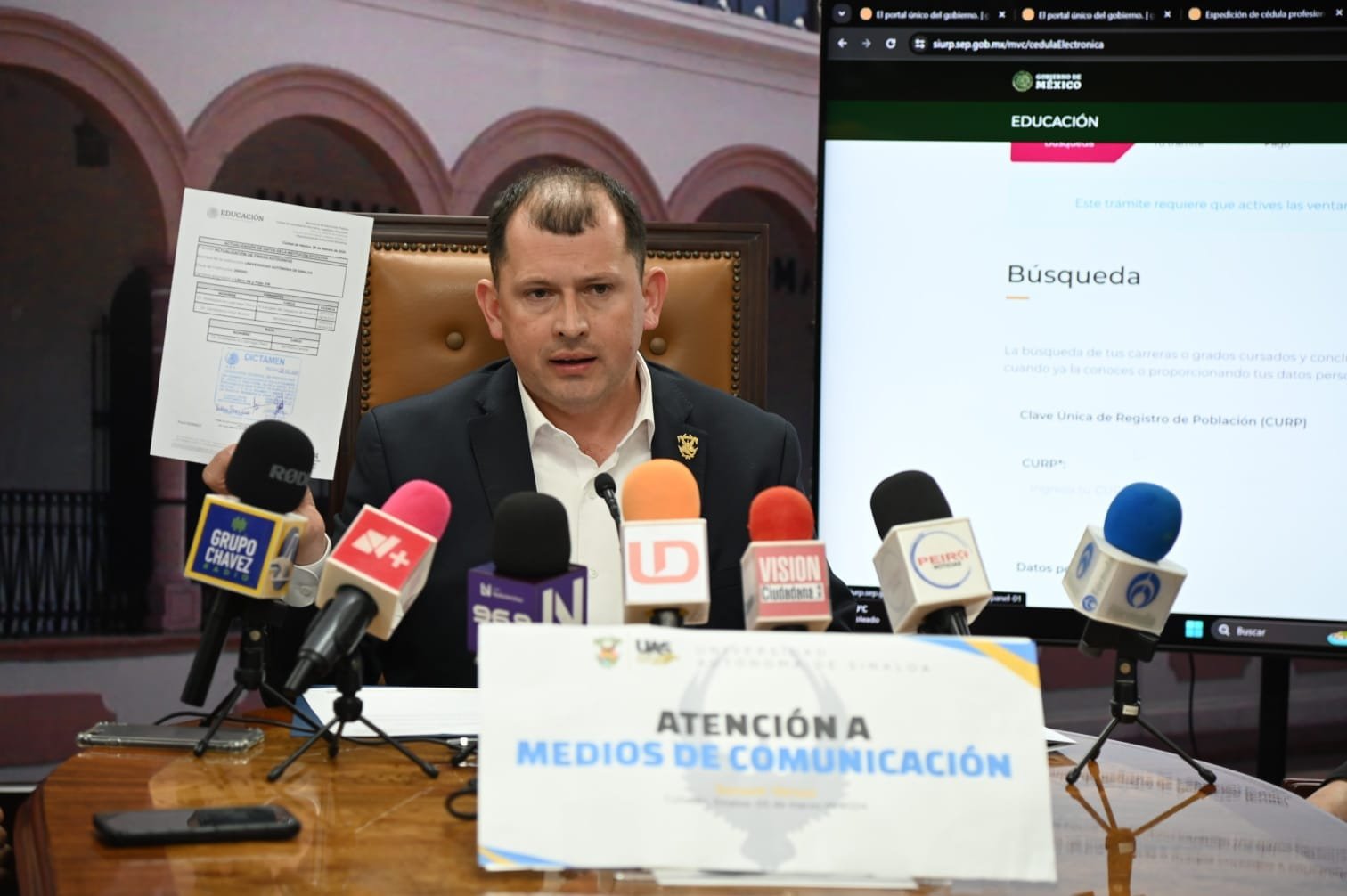 La UAS exige al Gobernador no violentar el derecho a la educación, pues la SEP f