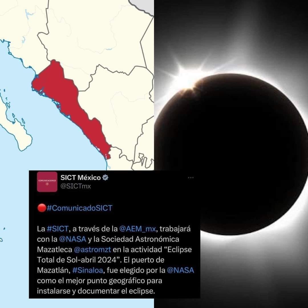 México será el mejor lugar del mundo para ver el eclipse solar total de abril 20