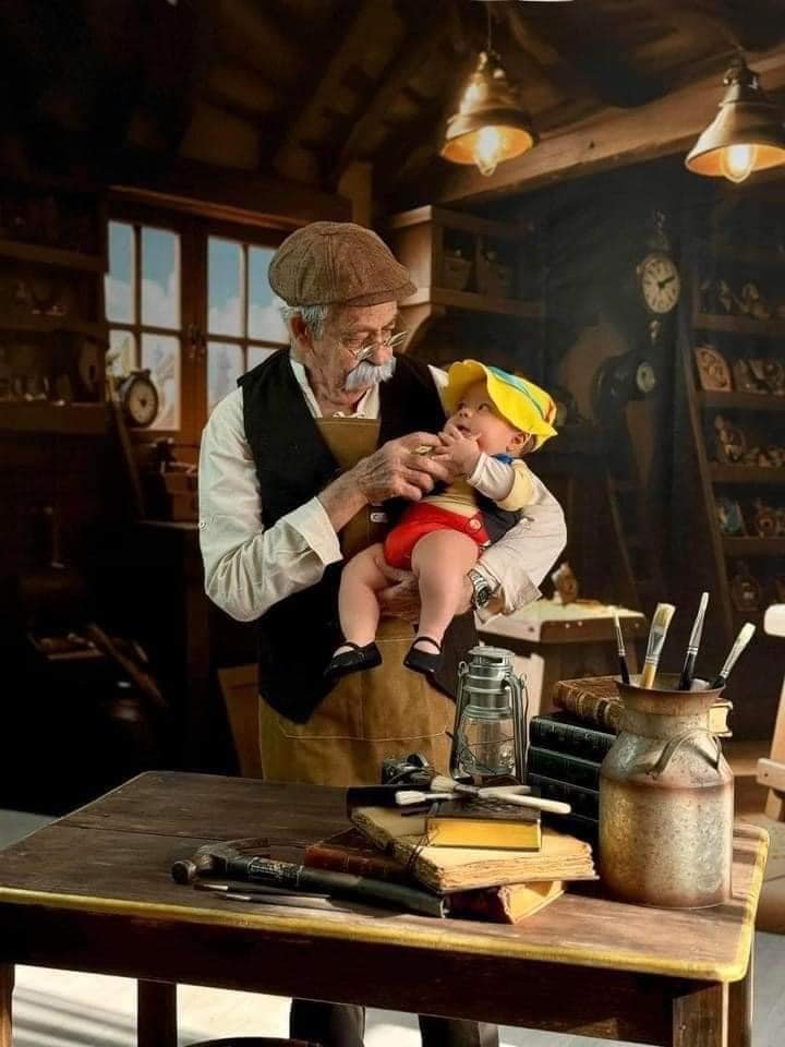 #Viral | ¡Lo más tierno que verás hoy! Abuelito y su nieto tienen hermosa sesión