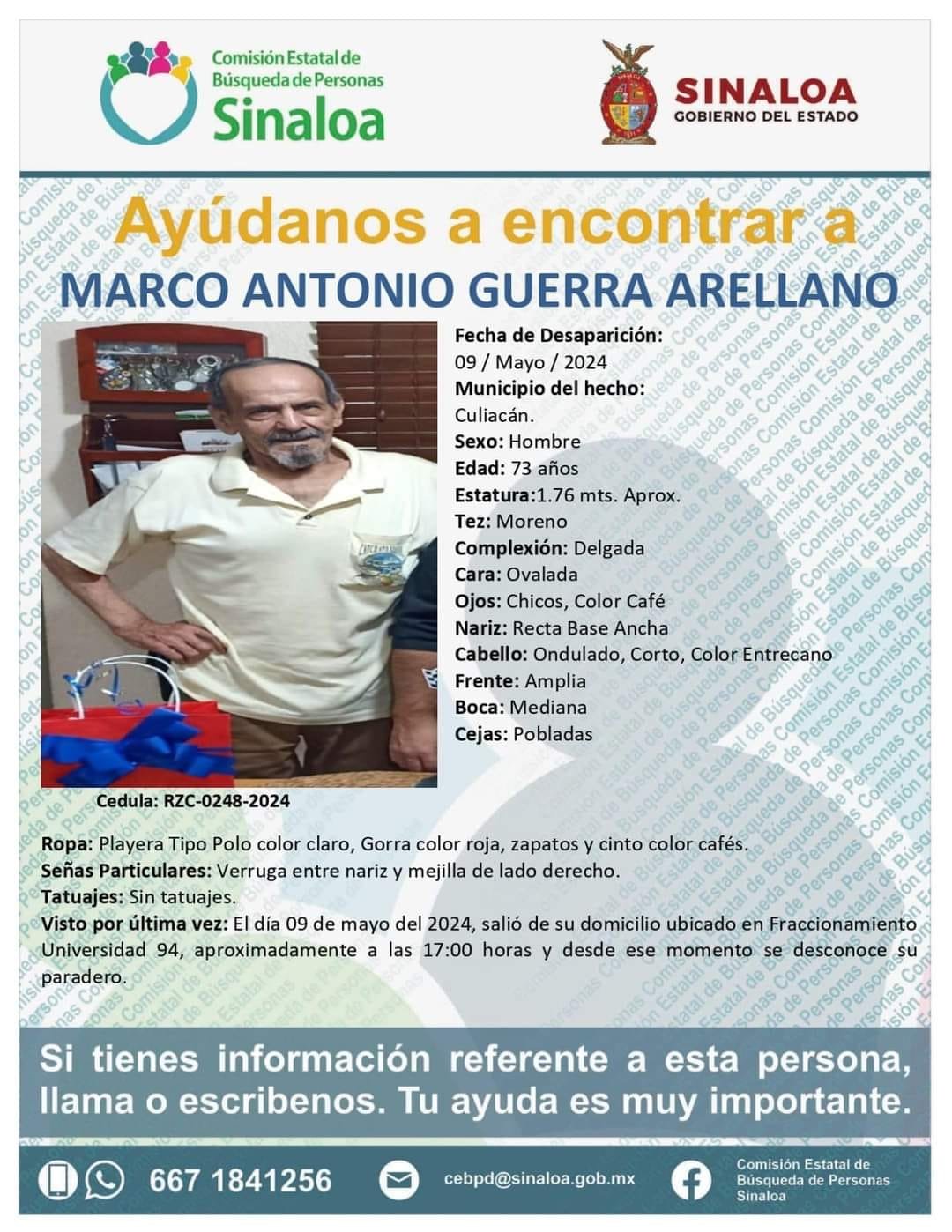 APOYO Y SOLIDARIDAD DE LA UAS CON FAMILIARES Y AMIGOS DEL MAESTRO MARCO ANTONIO