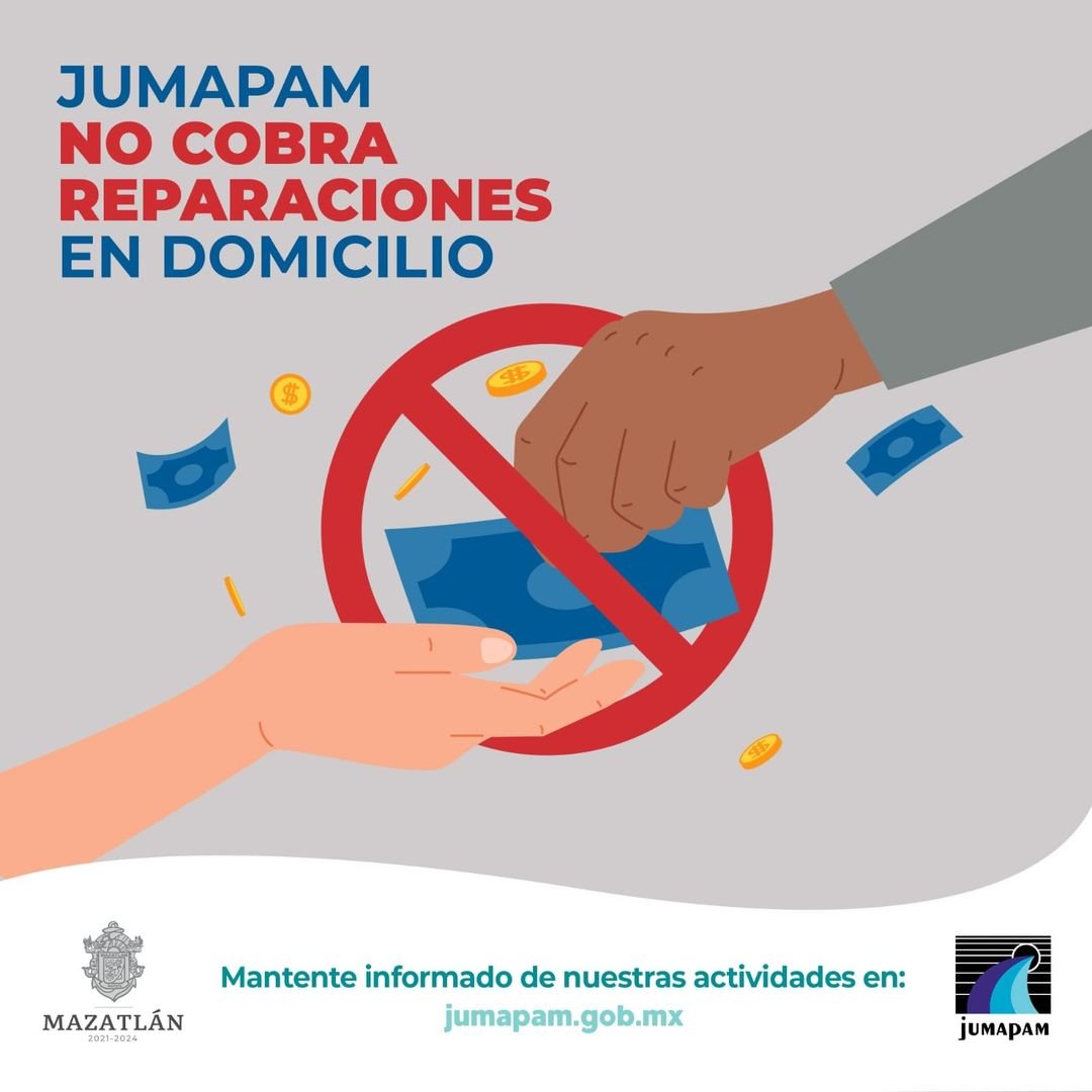 *Alerta: JUMAPAM no cobra a domicilio*