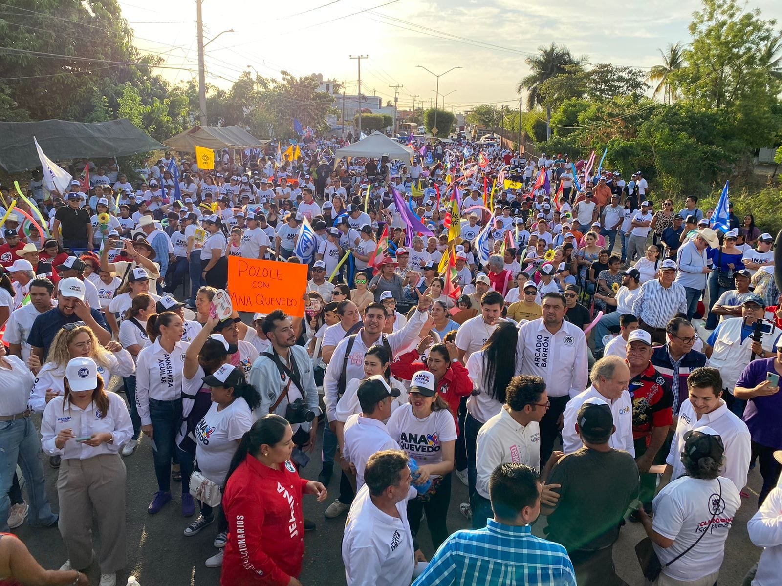 Aquí ya huele a victoria. Vamos a ganar!: Juan Alfonso Mejía.