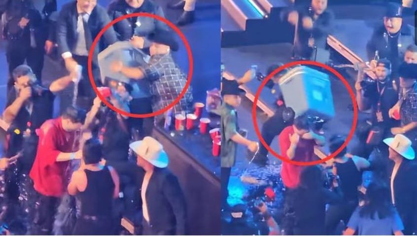 Eduin Caz recibe críticas en redes por golpear a su cuñado con una hielera