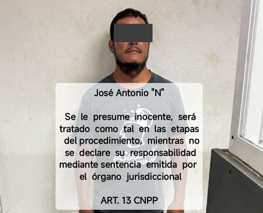 Elementos del Grupo UNEPREVIF logran la detención de un hombre por la probable p