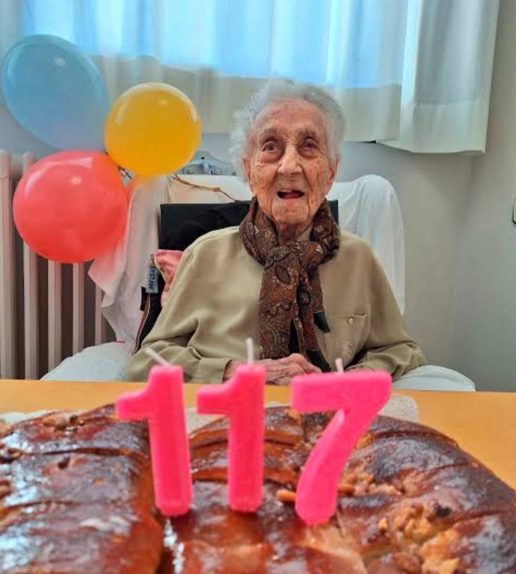 María Branyas es la mujer más longeva del mundo a sus 117 años. Nació en San Fra