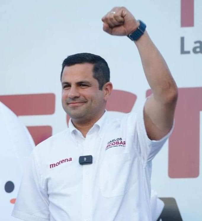 *Arrasa Carlos Escobar en las urnas y próximamente recibirá su constancia como d