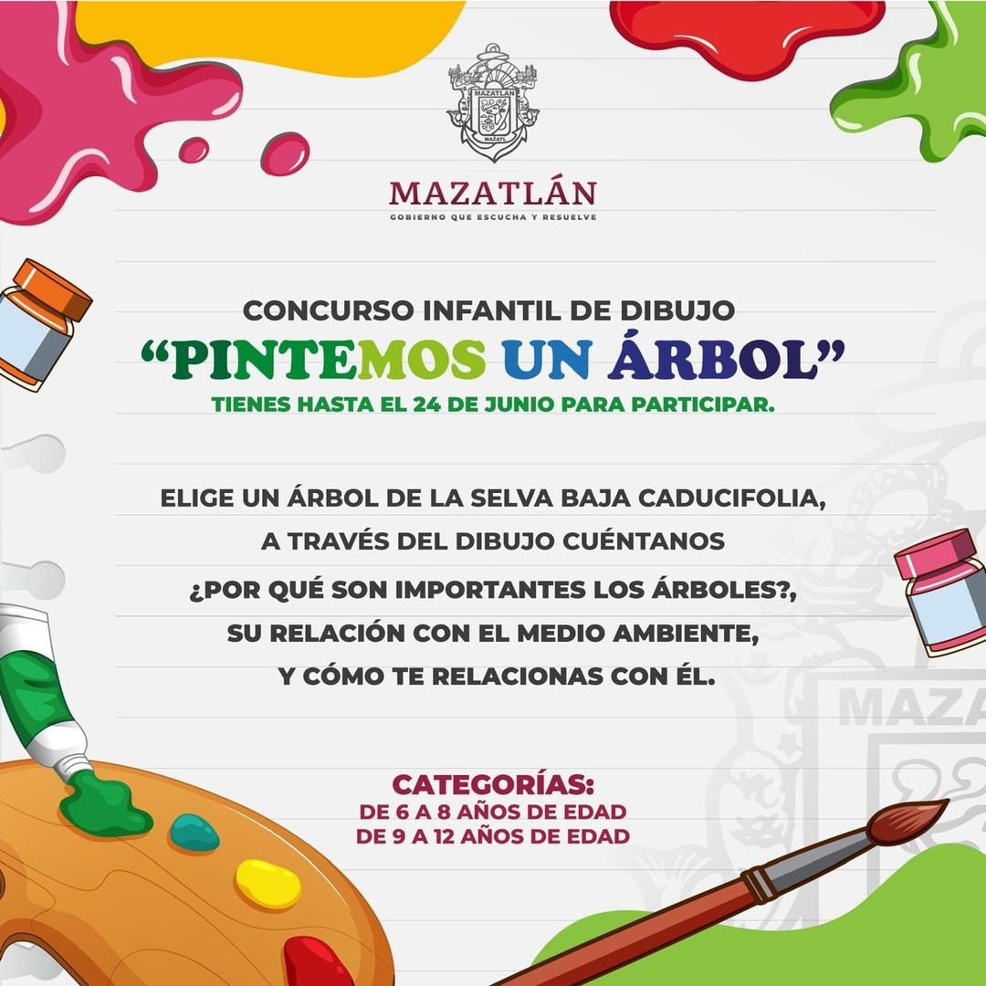 *“Pintemos un Árbol” la dirección Ecología lanza convocatoria a concurso infanti