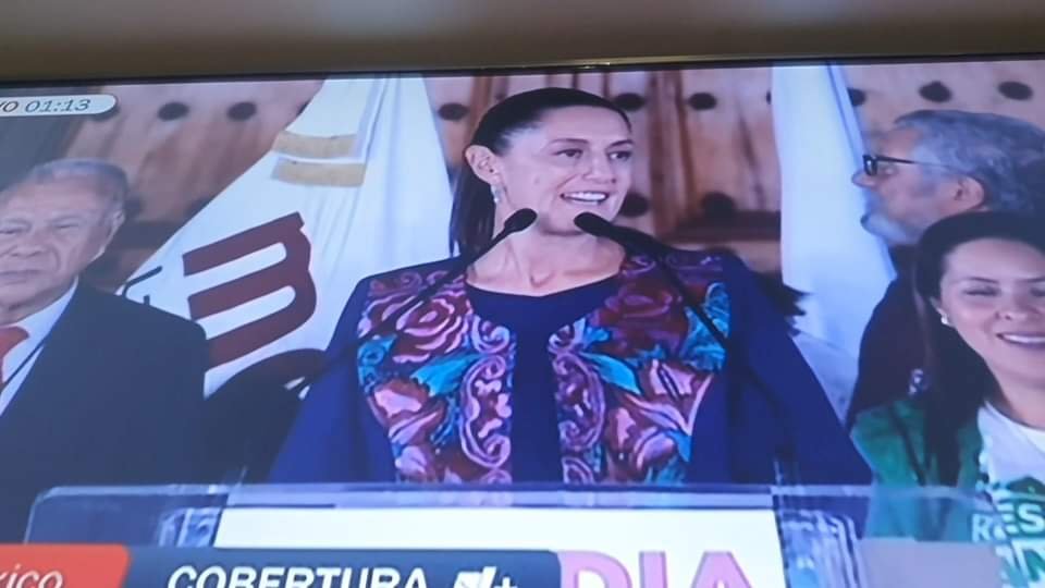 RECONOCE SHEINBAUM EL LIDERAZGO DEL PRESIDENTE LÓPEZ OBRADOR Y LE DA LAS GRACIAS