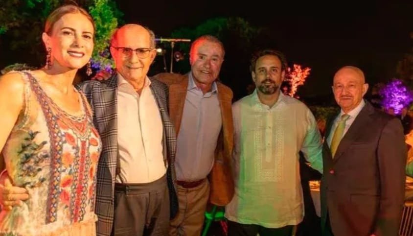 Salinas de Gortari reaparece en evento privado en Madrid junto a embajador Quiri
