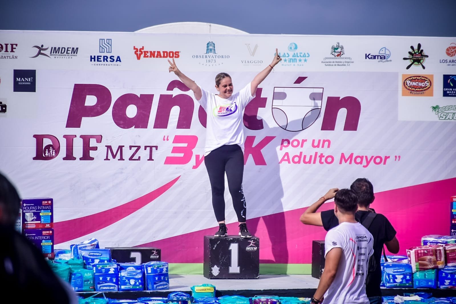 *¡Gran participación ciudadana  logra segunda edición del Pañatón DIF MZT «3 y 5