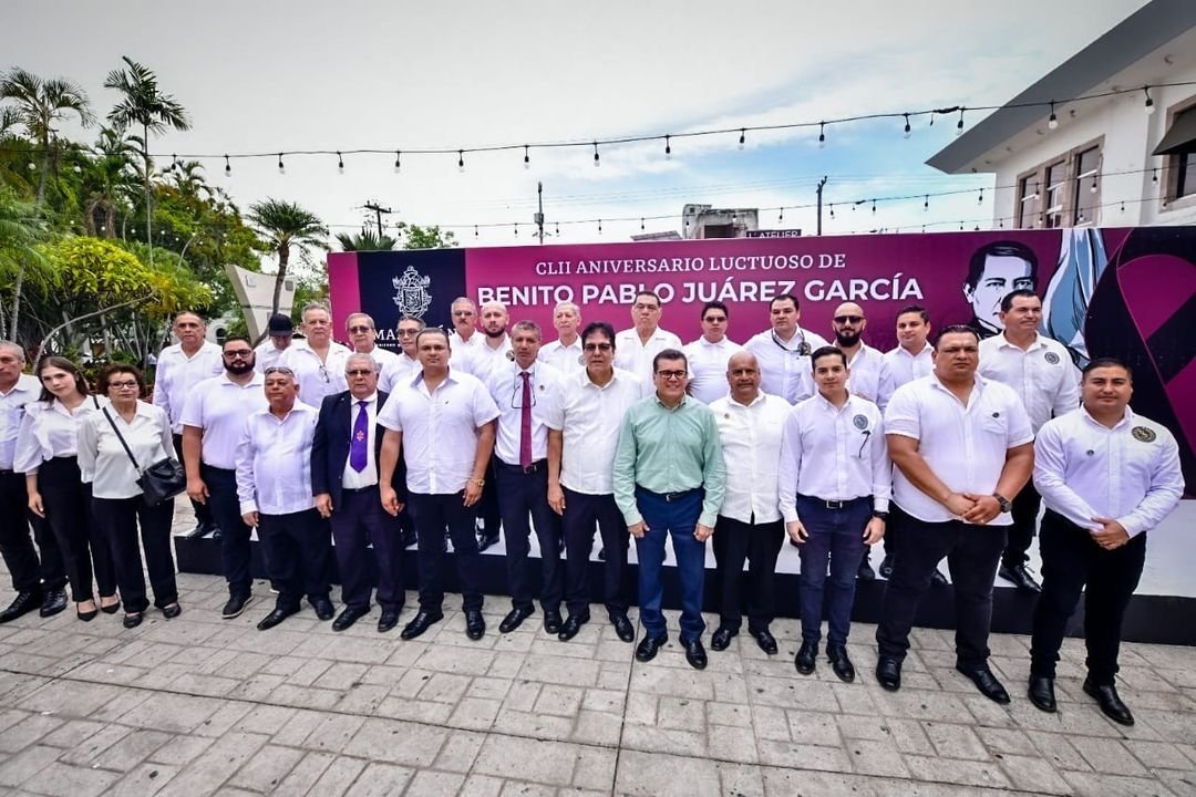 *Se conmemora en Mazatlán el CLII aniversario luctuoso de Benito Pablo Juárez García.*  _El Alcalde Edgar González presi…