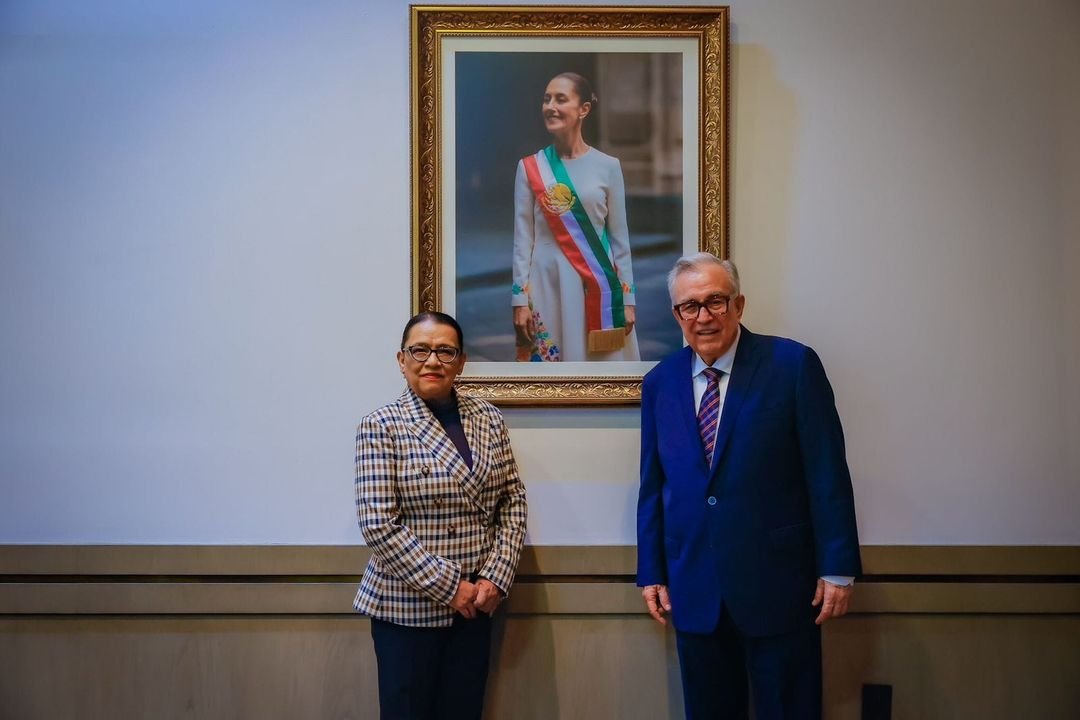 Se reúne Rocha Moya con titular de SEGOB