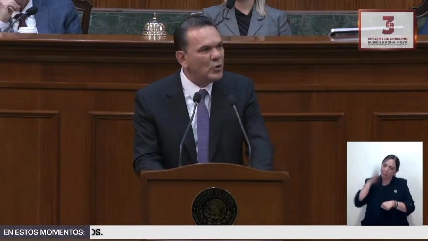 EL DIPUTADO SERGIO TORRES, DE MOVIMIENTO CIUDADANO, DURANTE LA COMPARECENCIA DEL GOBERNADOR, RUBÉN ROCHA EN EL CONGRESO, ESTABLE… EL DIPUTADO SERGIO TORRES, DE MOVIMIENTO CIUDADANO, DURANTE LA COMPARECENCIA DEL GOBERNADOR, RUBÉN ROCHA EN EL CONGRESO, ESTABLE…