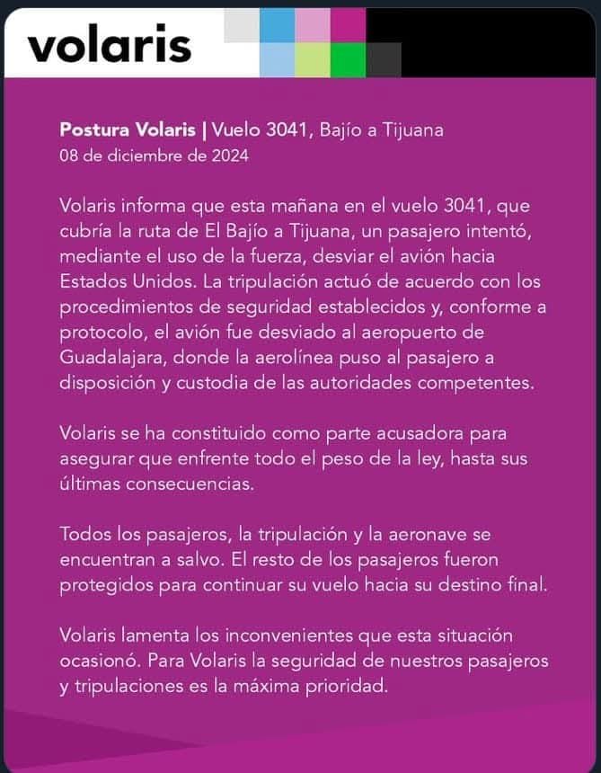 FRUSTRAN SECUESTRO DE AVIÓN