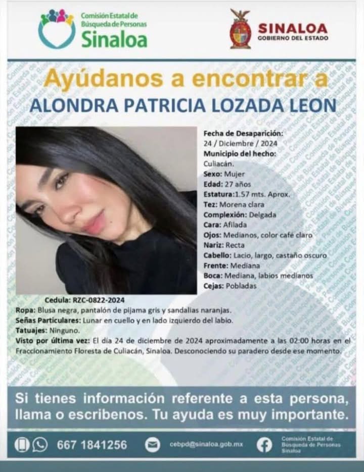 #ServicioSocial solicitan colaboración para localizar a la joven Alondra #CompartirEsAyudar