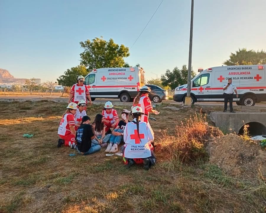 Atiende Cruz Roja Mazatlán 41 emergencias durante Nochebuena y Navidad