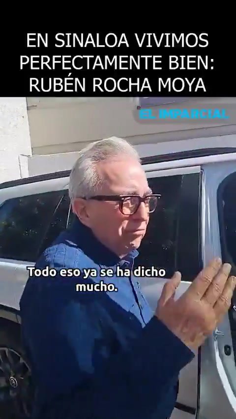 QUE EN SINALOA "SE VIVE PERFECTAMENTE BIEN", DICE EL GOBERNADOR RUBÉN ROCHA