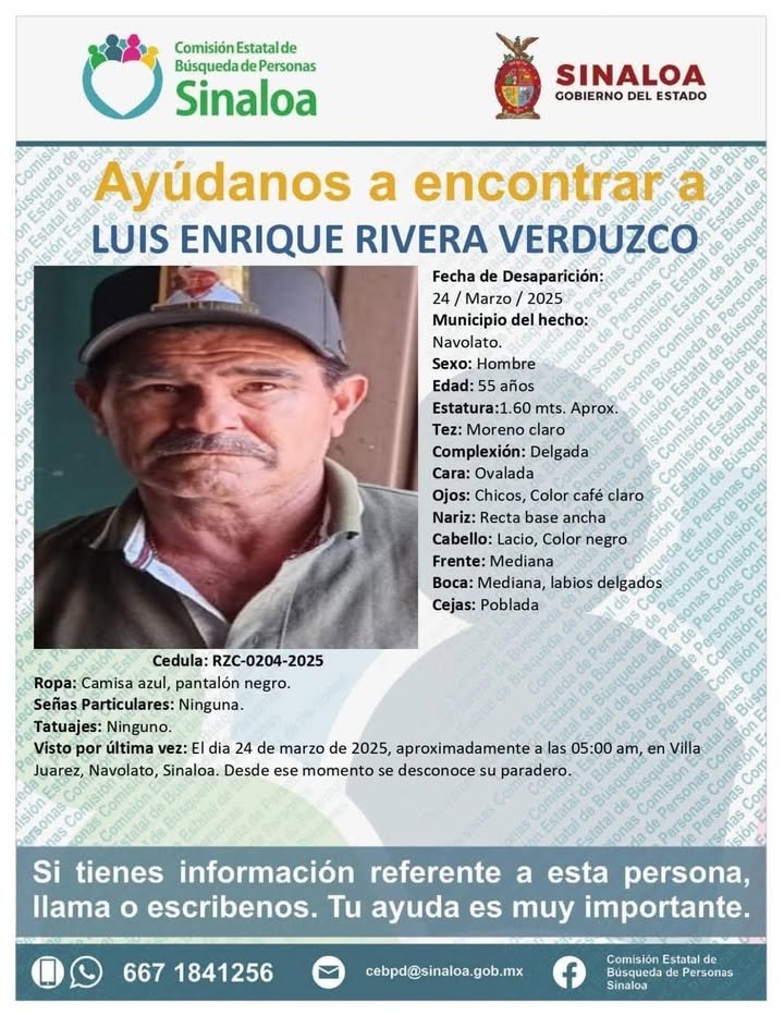 Solicitan colaboración para localizar a Luis Enrique #CompartirEsAyudar