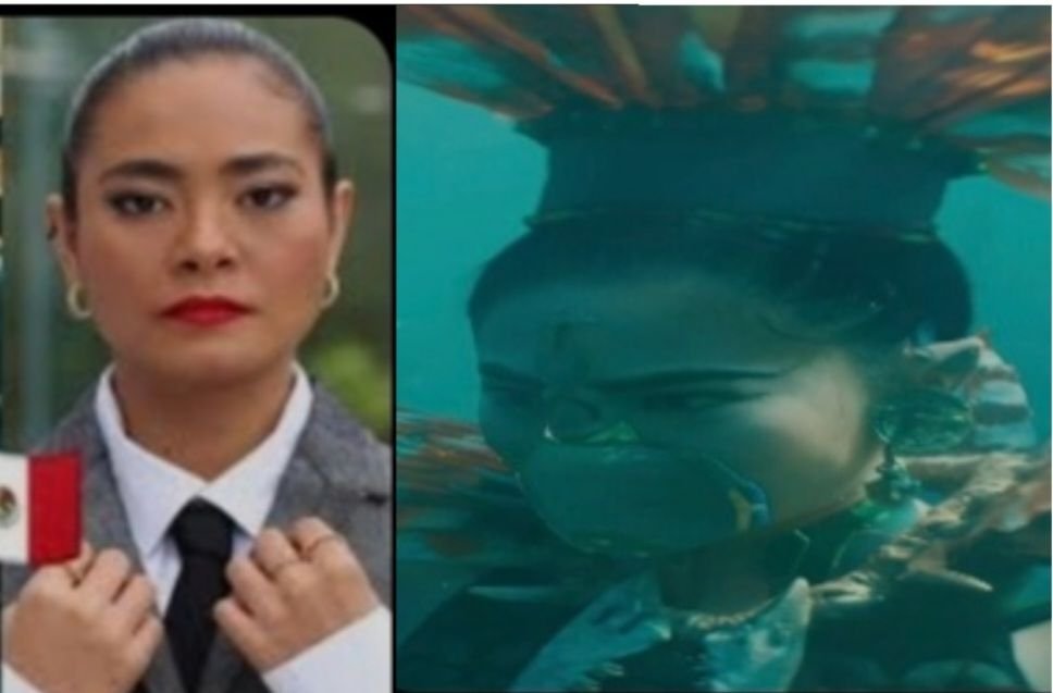 ACTRIZ MEXICANA ROMPE RECORD SIN RESPIRAR BAJO EL AGUA