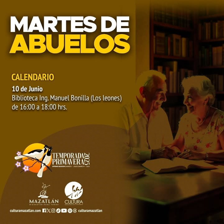 *Este 10 de junio  vuelve "Martes del Abuelo"*