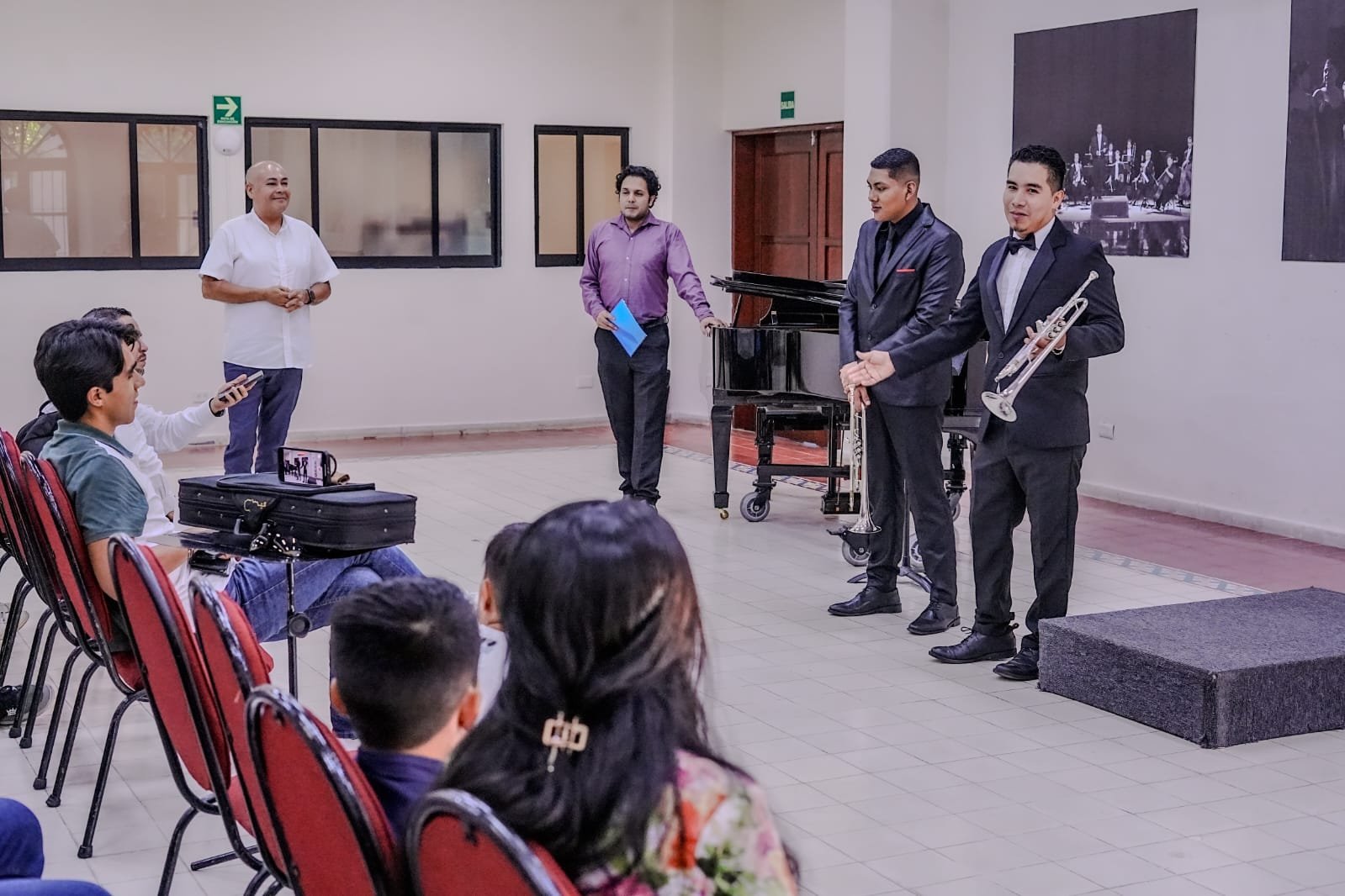 Trompetistas del CMA deslumbran en recital de fin de cursos* Trompetistas del CMA deslumbran en recital de fin de cursos*