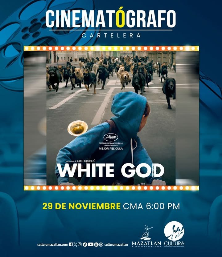 *“White God”, ganadora en Cannes 2014, llega al Cinematógrafo Marco Lugo* *“White God”, ganadora en Cannes 2014, llega al Cinematógrafo Marco Lugo*