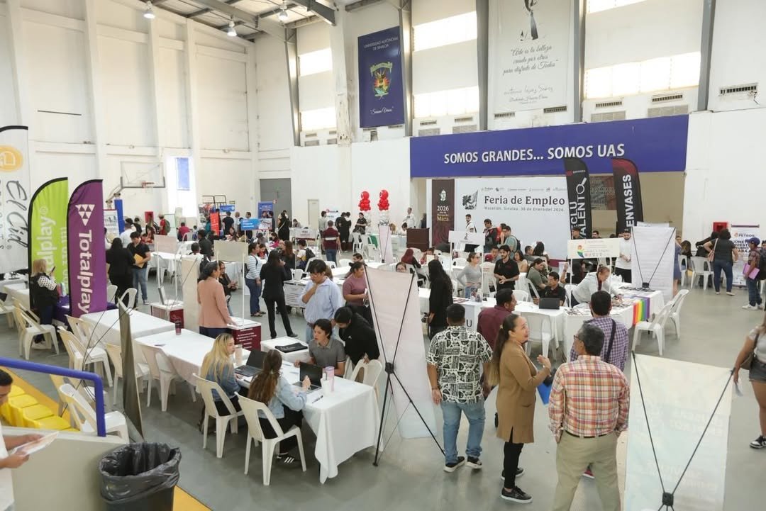 Feria Nacional de Empleo Mazatlán 2026, coloca a 119 personas en un empleo formal y 325 se programaron para entrevistas de traba…