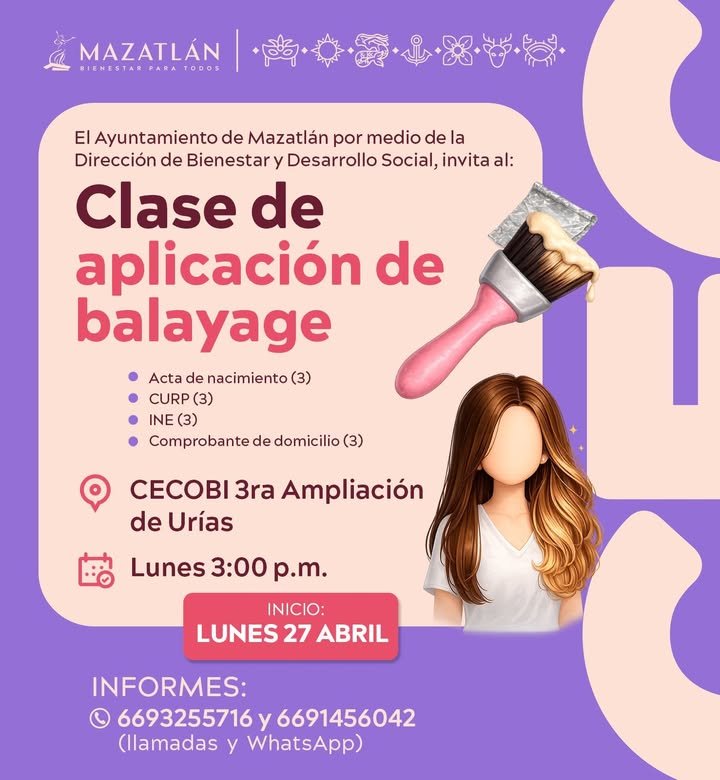 *Invita Gobierno de Mazatlán a talleres gratuitos en el CECOBI de Tercera Ampliación de Urías*