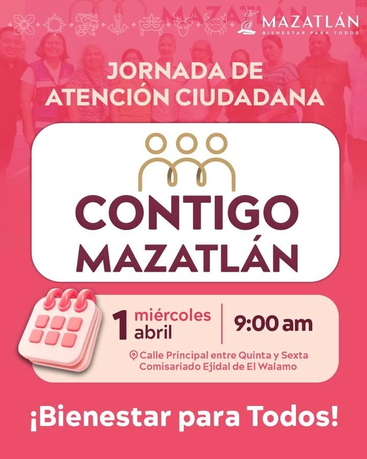*Estrella Palacios llevará jornada “Contigo Mazatlán” al Ejido de El Walamo*