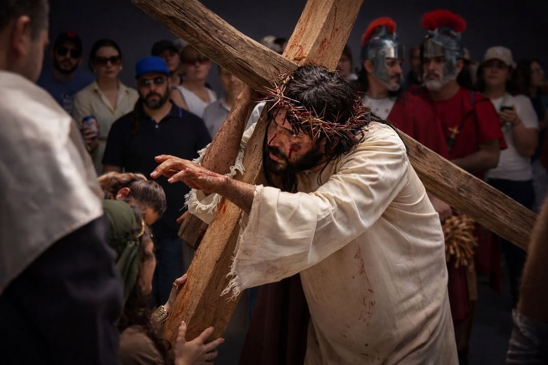 Mas de 3 mil personas asisten al viacrucis en Malpica, Concordia