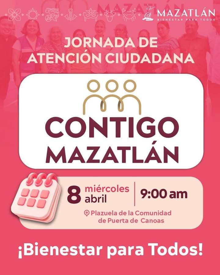 *Estrella Palacios llevará jornada “Contigo Mazatlán” a Puerta de Canoas*