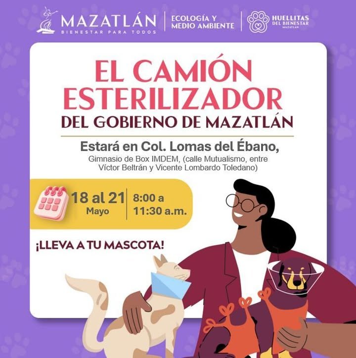 *Gobierno de Mazatlán llevará camión esterilizador a Lomas del Ébano* *Gobierno de Mazatlán llevará camión esterilizador a Lomas del Ébano*