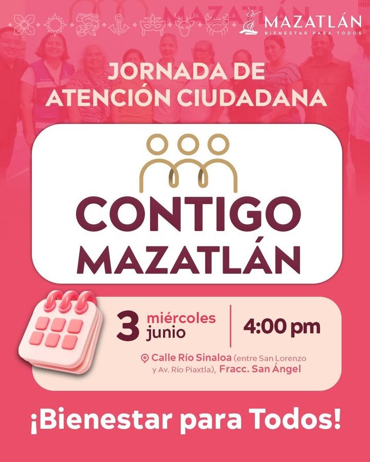 *Llega “Contigo Mazatlán” al Fraccionamiento San Ángel para atender de manera directa a la ciudadanía*