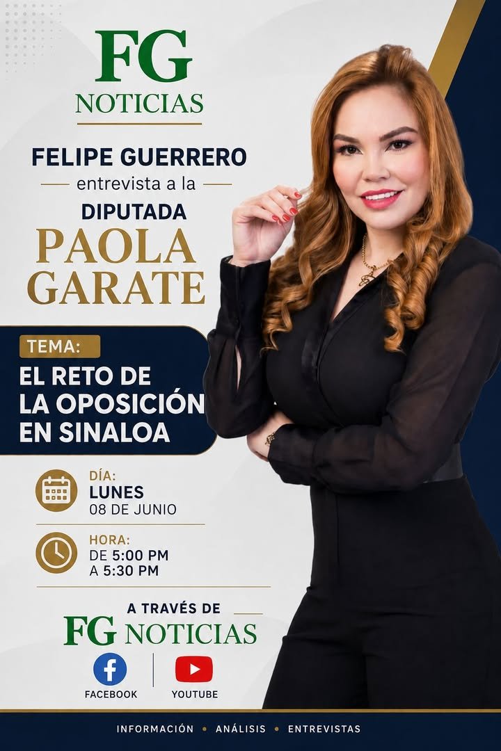 Felipe Guerrero entrevista en vivo a la Diputada Paola Gárate ,Este próximo lunes a las 5 de la tarde por esta plataforma Felipe Guerrero entrevista en vivo a la Diputada Paola Gárate ,Este próximo lunes a las 5 de la tarde por esta plataforma