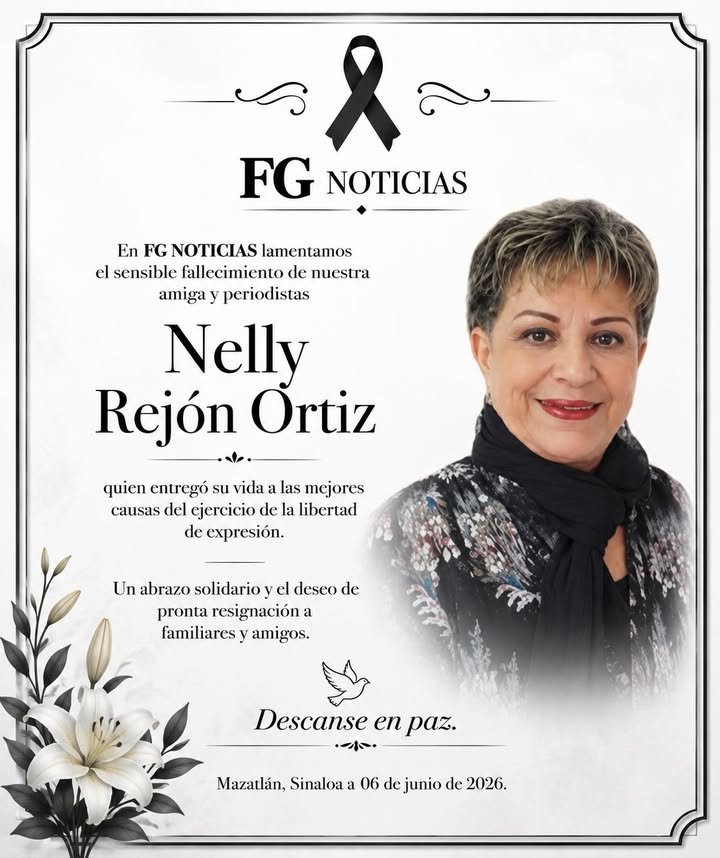 DESCANSE EN PAZ NUESTRA QUERIDA NELLY REJÓN ORTIZ, PERIODISTA BRILLANTE Y DEFENSORA DE LA LIBERTAD DE EXPRESIÓN DESCANSE EN PAZ NUESTRA QUERIDA NELLY REJÓN ORTIZ, PERIODISTA BRILLANTE Y DEFENSORA DE LA LIBERTAD DE EXPRESIÓN
